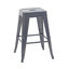 Ensemble de 4 tabourets de comptoir en métal sans dossier - 24 "tabourets de bar empilables industriels pour îlot de cuisine, bar et café-103719793-103719794-103719798