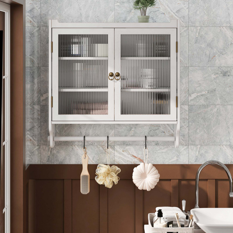 Armoire murale 24,8 po, Blanc