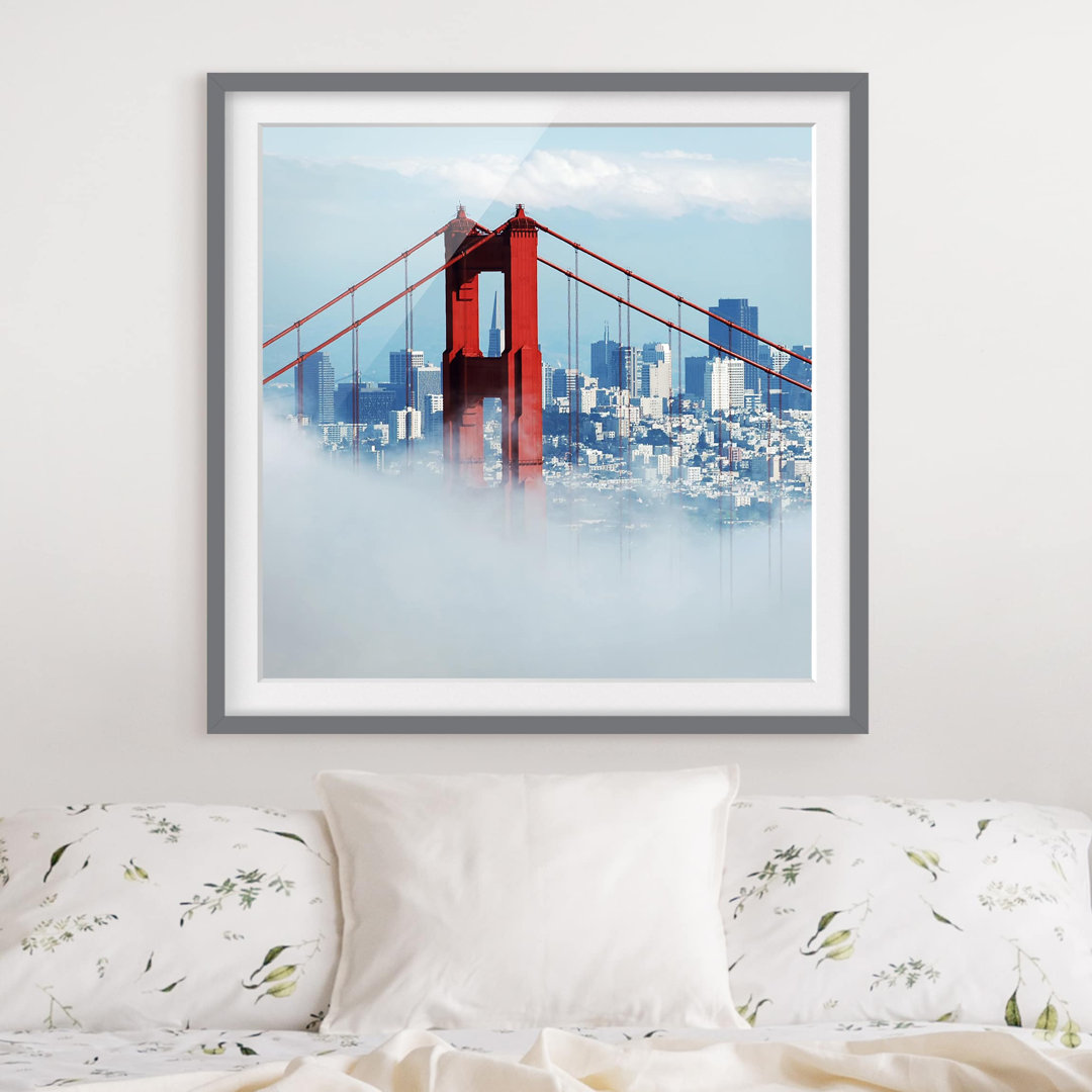 Guten Morgen San Francisco gerahmtes Poster