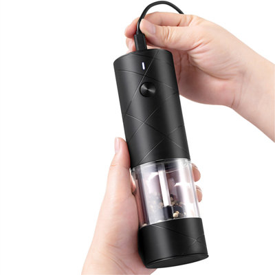 Electric Salt And Pepper Grinder Set, Usb Rechargeable, Adjustable Coarseness, Led Light, Refillable, Large Capacity -  SC0GO, Y-P10183