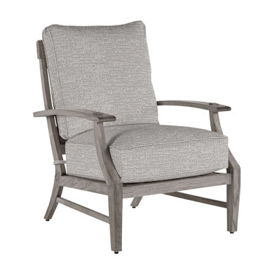 Croquet Teak Patio Chair with Cushions
