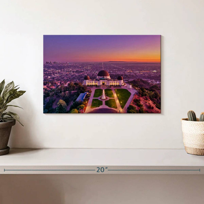 Sireci Griffith Observatory, 8" H x 12" W
