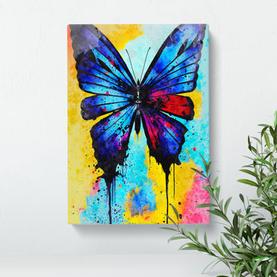 Butterfly With Dripping Paint No.3 - Print