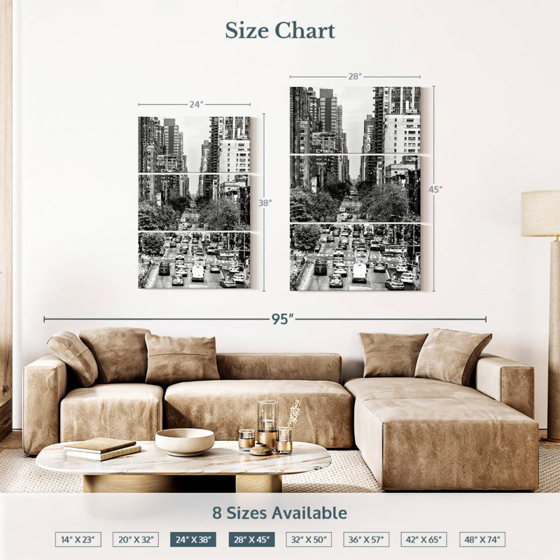 Sireci Manhattan Central Avenue, 38" H x 24" W
