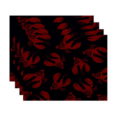 Lobsterfest Polyester Nautical Rectangle Placemat