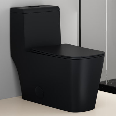 KDK HOME Tornado Toilet with Dual Flush 1.1/1.6 GPF Siphon Jet Comfort Height 16.5"