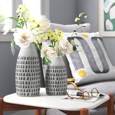 Corrigan Studio® Modern Ceramic Vase For Home Decor, Tall White Vase Set  For Pampas Grass, Set Of 3 Decorative Farmhouse Vases For Living Room,  Mantel, Table, 12Inch - Wayfair Canada