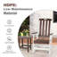 Chaise berçante d'extérieur en PEHD Aoodor-1870344039
