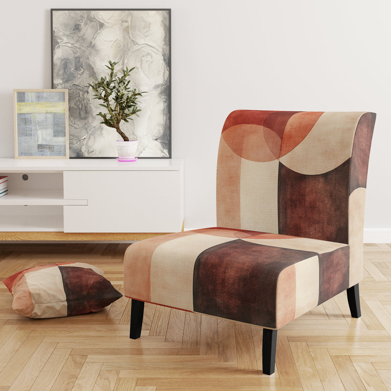 Fauteuil de chambre Abstract Modern, Pantoufle sans accoudoirs