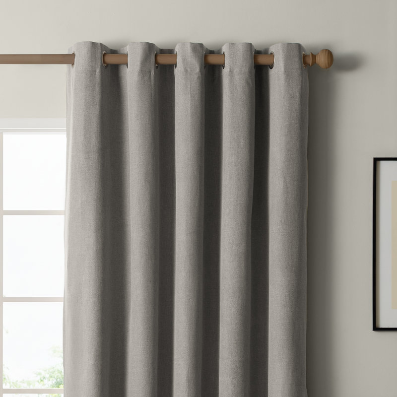 The Ultimate Blackout Blackout Curtain Panel Pair, Grey, 229cm Width x 137cm Drop