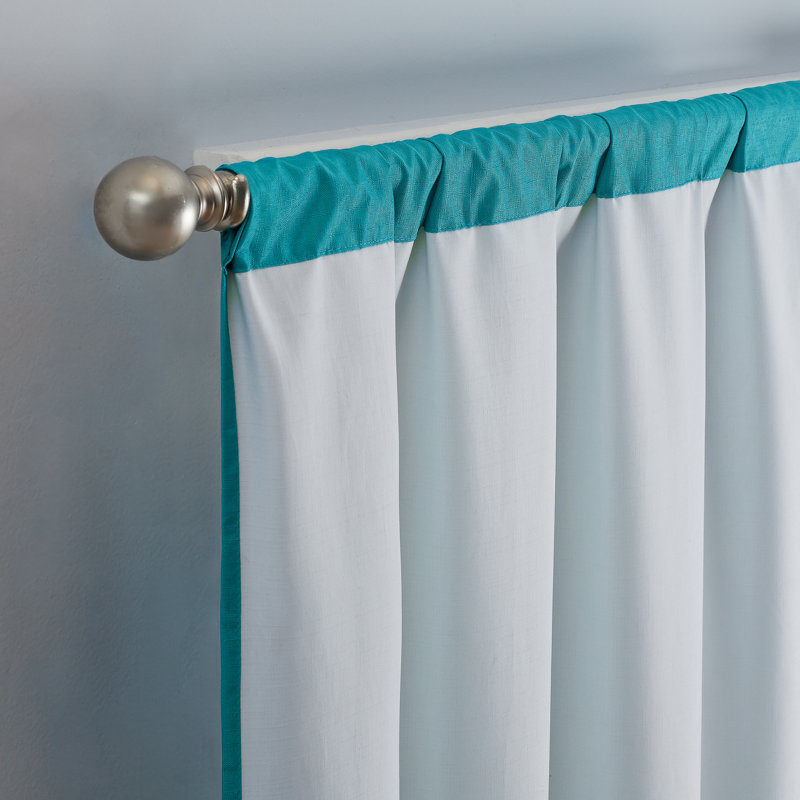 Kendall Blackout Curtain Single Panel, Ivory, 42" W x 63" L