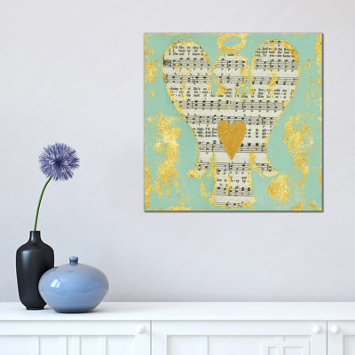 Hymnal Angel by Ashley Bradley - Print on Canvas