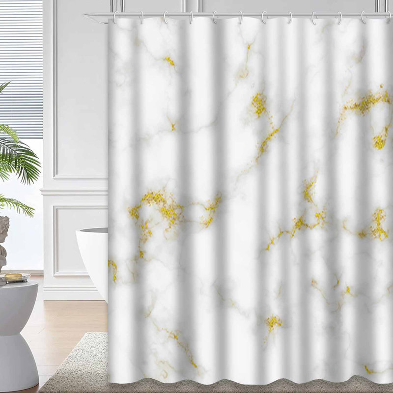 Rideau de douche Marble, L 72 po x l 84 po