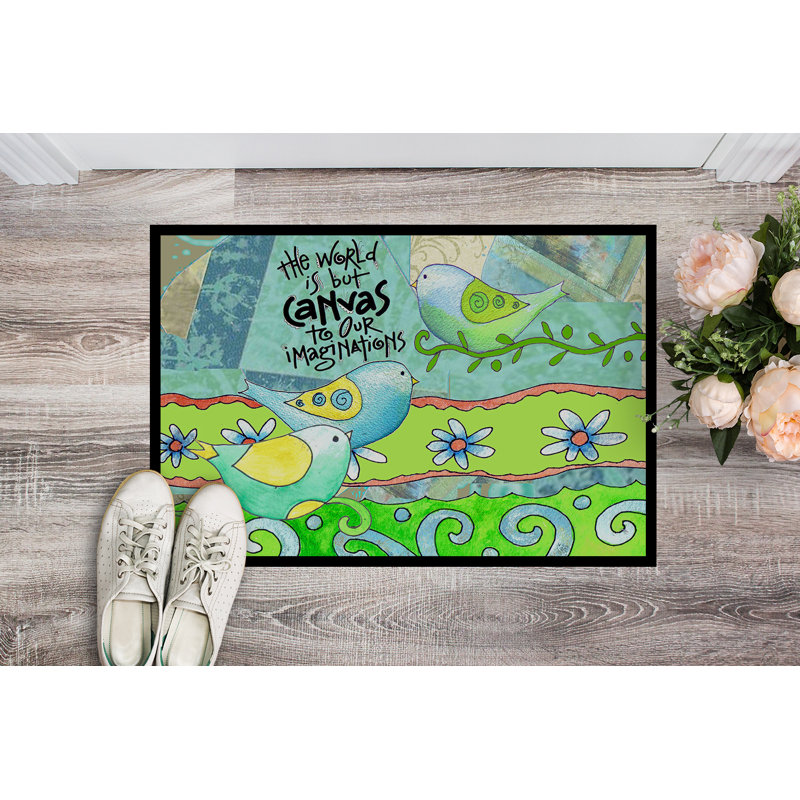 Wagram Non-Slip Outdoor Doormat, Rectangle 2' x 3'