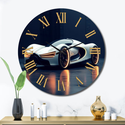 Horloge murale Futuristic Bugatti