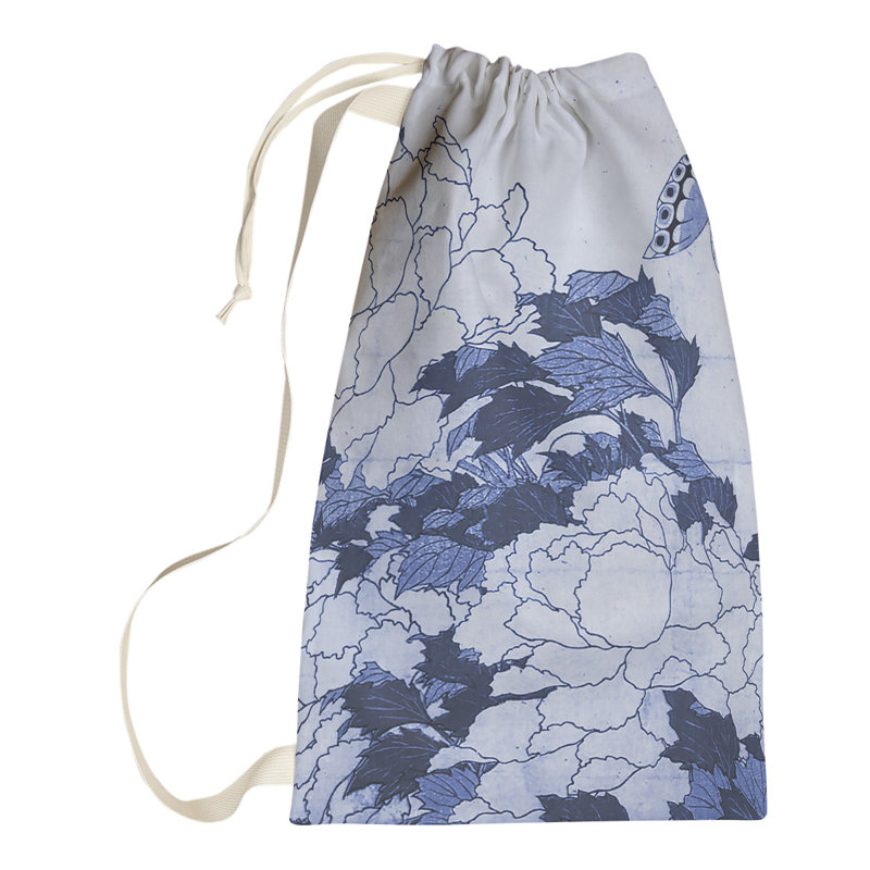 Sac à linge Hague, Grand (H 76,5 po x l 29,5 po x 1,5 po), bleu