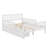 Storage Bed Frame For Kids, Wood Bed With 2 Drawers,Platform Bed With Guardrails On Both Sides For Kids, Girls, Boys-284623389-284623388