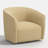 Lana Swivel Chair In Linen Sandstone-1551483029