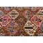 Tapis oriental rouge 4 x 5 One-of-a-Kind Tribal