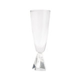 Handcrafted Crystal and Glass Table Vase