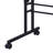 Rolling Writing Desk With Height Adjustable Desktop And Moveable Shelf-1966479103