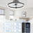 19.7 inch Low Profile Ceiling Fans with Lights and Remote-1382234793