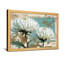 Plantes et fleurs de chrysanthèmes blancs sur fond de carte postale rétro-878815601-878815610-878815615