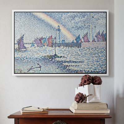 Entrée du port de Honfleur, 1899 - Paul Signac, toile tendue avec châssis