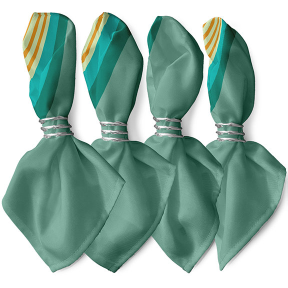 Serviette Zearing, Écume de mer