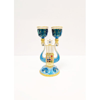 Porte-bougie double Shapbat Harp Design