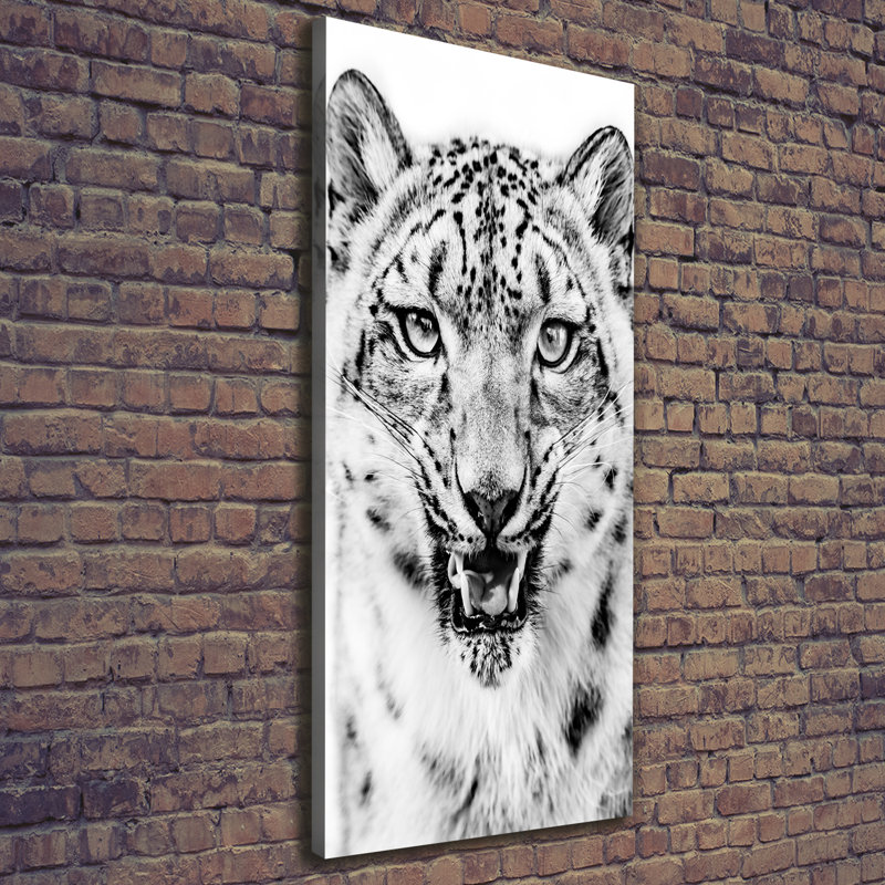 Snow Panther - Wrapped Canvas Print