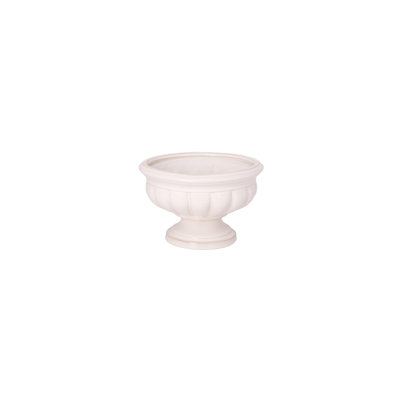 Pot en grès blanc cassé