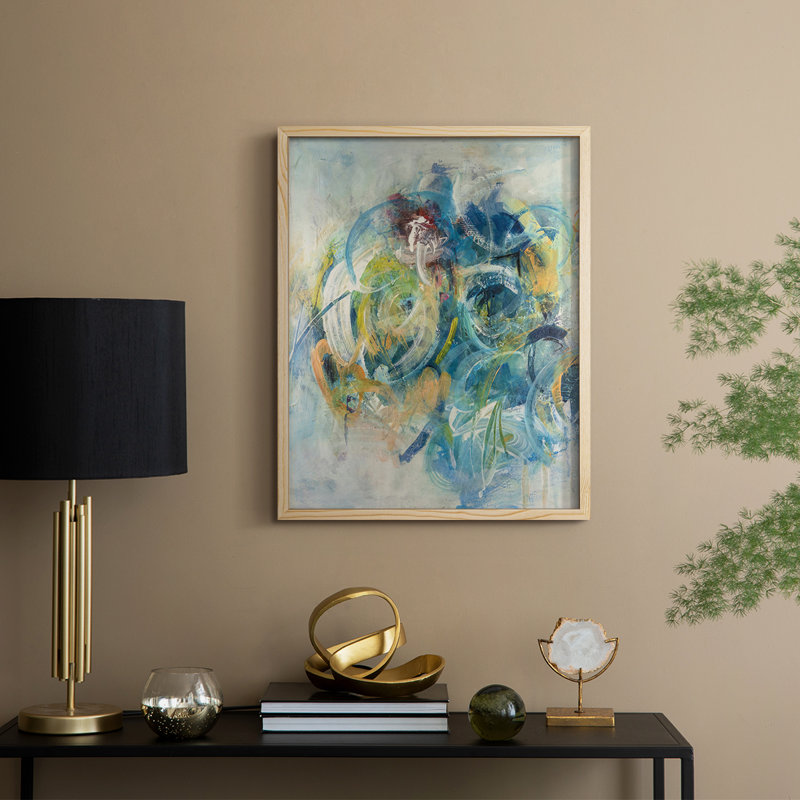 «Silent Energy II», reproduction encadrée - bois massif, H 21 po x l 17 po