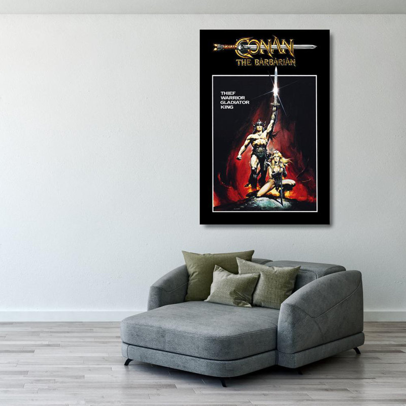 Conan le Barbare, H 40 po x l 27 po