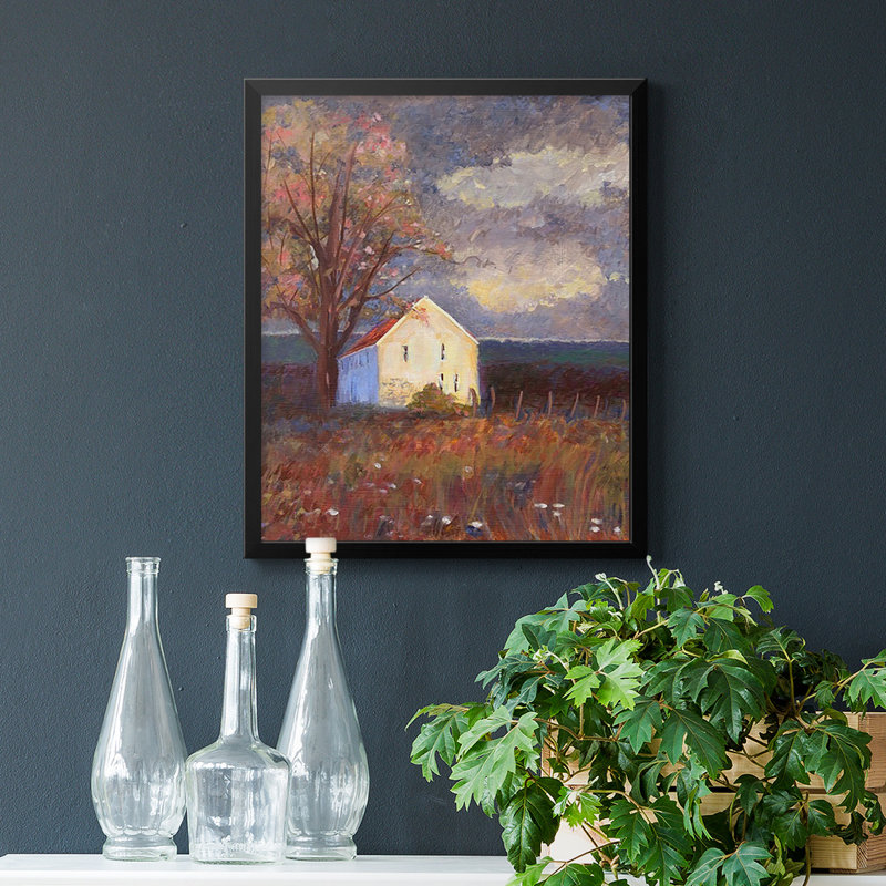 Toile encadrée de qualité supérieure - prêt à accrocher, Noir, H 20 po x l 16 po