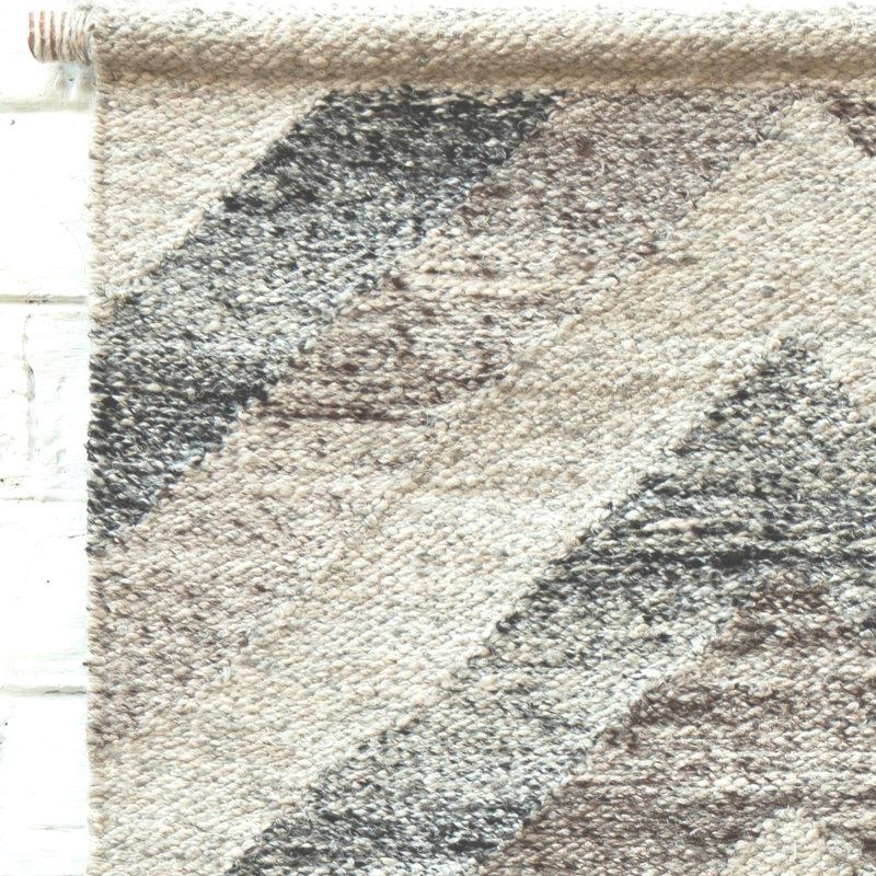 Crochet mural en coton avec tige Kilim