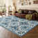 Abstract Machine Printed Shag Area Rug