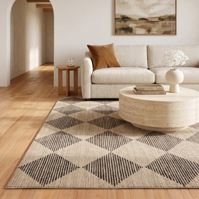 Chris Loves Julia x Loloi Francis Beige Charcoal Rug