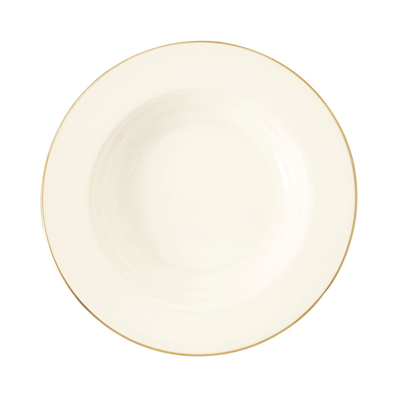 Aggy 23cm Porcelain Dinner Plate, Gold colours