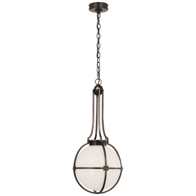 Gracie Medium Captured Globe Pendant by Chapman & Myers