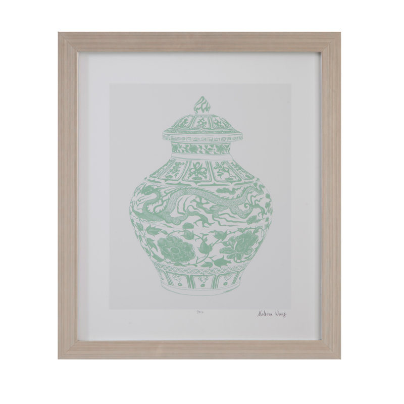Mint Vases II Framed Print