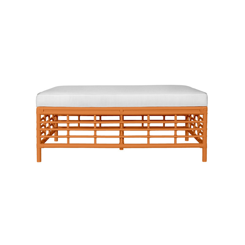 Luna Ottoman, Citrus Orange