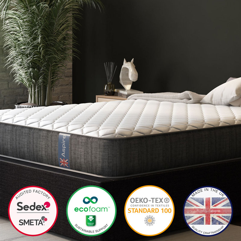 Aspire Muscle Recovery Pocket Memory Hybrid Mattress, 75 x 190 cm