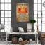 Faire du yoga sur fond brun - Namaste I Honore The Place In You? - Rectangle 1 pièce, impression sur toile tendue-413795605
