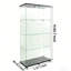 Vitrine 64,7 "à DEL en verre