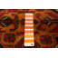 Tapis orange Teimani 3 pi 10 po x 6 pi 4 po