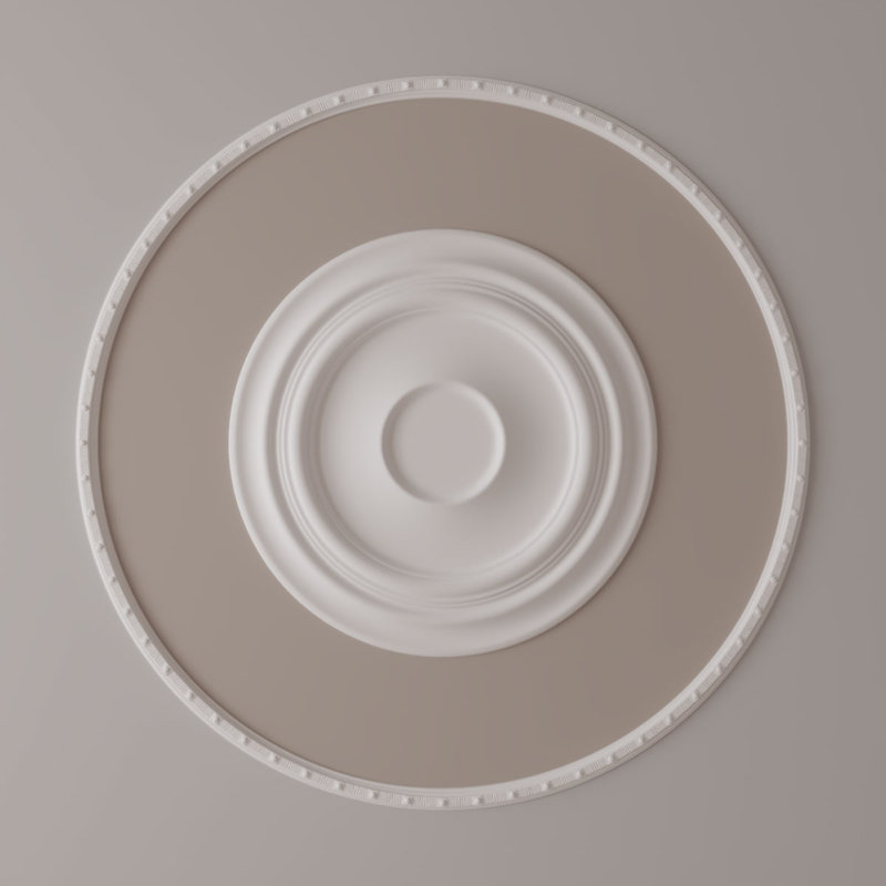 Ensemble d'anneaux de plafond Seville, H 41,75 po x l 41,75 po, Paquet de 4 (forme un cercle complet)