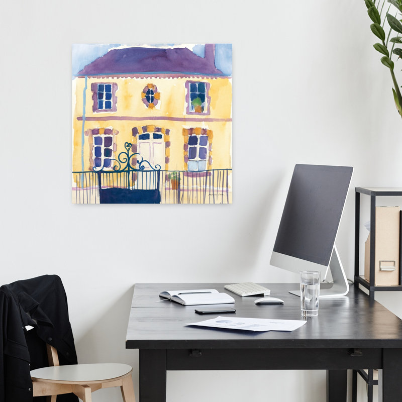 Contemporary Art Architecture Art by Michael Clark - Wrapped Canvas Print, 45.72 cm H x 45.72 cm W