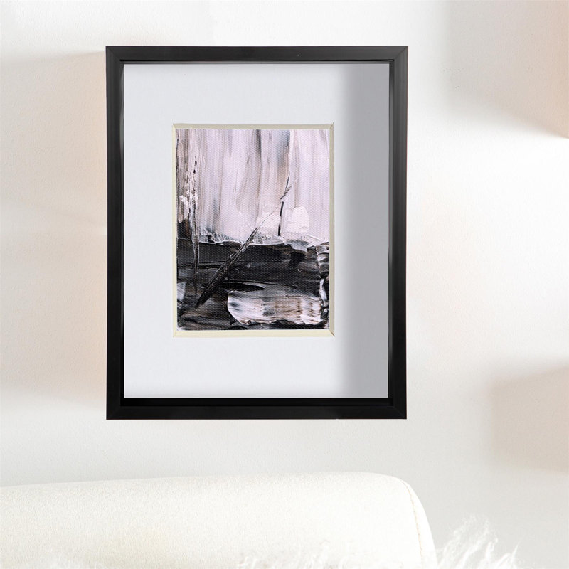 Nicola Spring - 8" x 10" 3D Deep Box Photo Frames - 5" x 7" Mount, 5" x 7", Black
