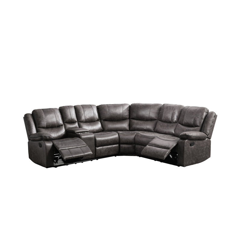 3-piece Reclining Sectional with Left Side Console